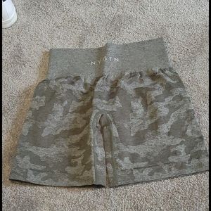 Nvgtn green camo shorts